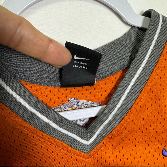 Y2K Nike NBA Basketball Phoenix Suns Amare Stoudemire #32 Boys Jersey Medium - Picture 5 of 9